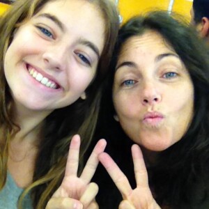 Cristiana Reali et sa fille Elisa. Instagram. Le 4 mai 2020.