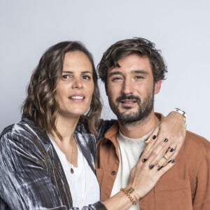 Exclusif - No Web - No Tabloids - Jeremy Frerot et sa femme Laure Manaudou - Backstage - Enregistrement de l'émission "La Chanson secrète 11" à Paris, diffusée le 24 juin sur TF1. © Cyril Moreau / Bestimage