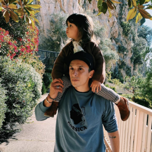 Grégoire Lyonnet et sa fille Maggy sur Instagram. Le 20 février 2022.