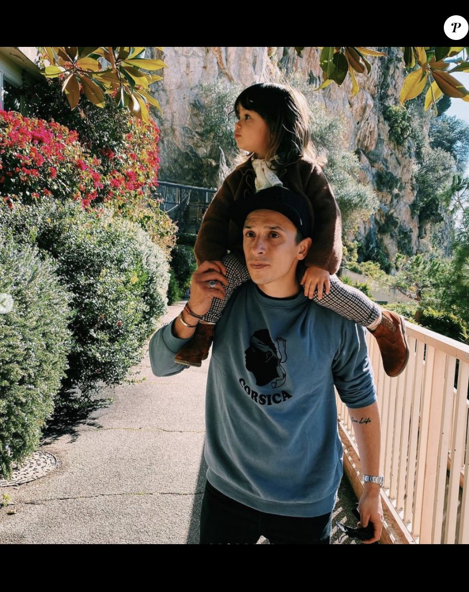 Grégoire Lyonnet et sa fille Maggy sur Instagram. Le 20 février 2022.
