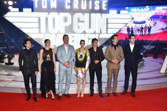 Première du film "Top Gun: Maverick" à Mexico City le 6 mai 2022 avec Danny Ramirez, Monica Barbaro, Jon Hamm, Jennifer Connelly, Tom Cruise, Miles Teller, Joseph Kosinski