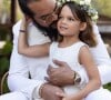 Joakim Noah et sa fille Leia Irie le 13 juillet 2022.