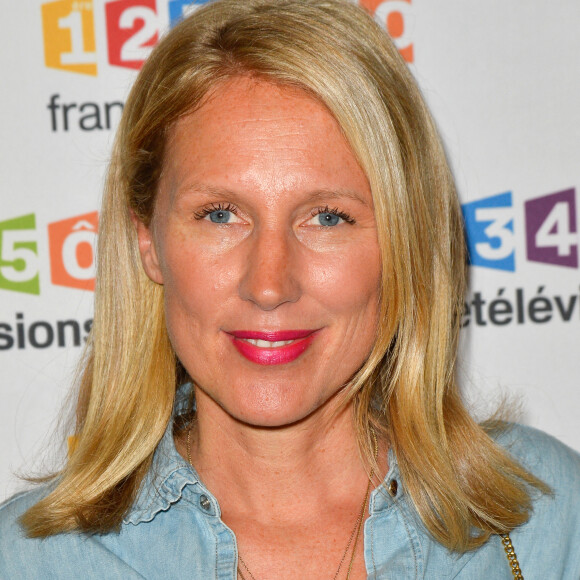 Agathe Lecaron lors du photocall de la présentation de la nouvelle dynamique 2017-2018 de France Télévisions. Paris, le 5 juillet 2017. © Guirec Coadic/Bestimage 