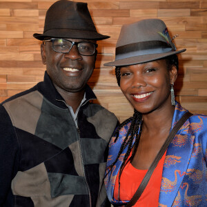 Exclusif - Lilian Thuram et sa compagne Kareen Guiock - Ouverturre d'un Tacoshake sur les champs Elysées à Paris, France. © Veeren/Bestimage