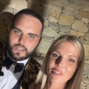 Jessica Thivenin lors du mariage de Nikola Lozina et Laura Lempika à Aix-en-Provence le 26 août 2022 - Instagram