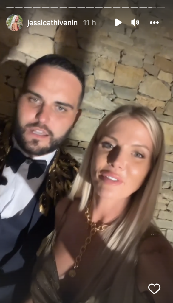Jessica Thivenin lors du mariage de Nikola Lozina et Laura Lempika à Aix-en-Provence le 26 août 2022 - Instagram