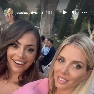 Melanie Da Cruz et Jessica Thivenin lors du mariage de Nikola Lozina et Laura Lempika à Aix-en-Provence le 26 août 2022 - Instagram