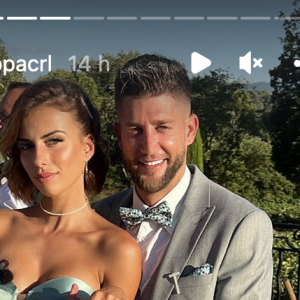 Paga et Giuseppa lors du mariage de Nikola Lozina et Laura Lempika à Aix-en-Provence le 26 août 2022 - Instagram