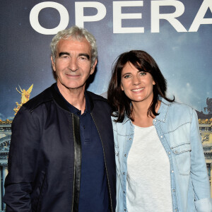 Estelle Denis et son compagnon Raymond Domenech - Les célébrités à la première de l'escape game grandeur nature "Inside Opéra" au Palais Garnier à Paris, France, le 4 juin 2018. © Veeren/Bestimage