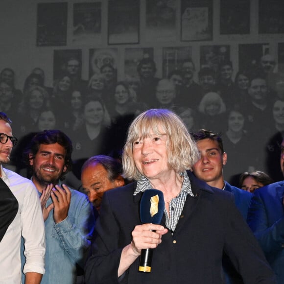 Dominique Besnehard et Marie-France Brière - Clôture du 15e Festival du film francophone d'Angoulême, le 28 août 2022. © Coadic Guirec/Bestimage