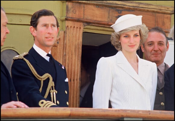 Diana et le prince Charles en Italie