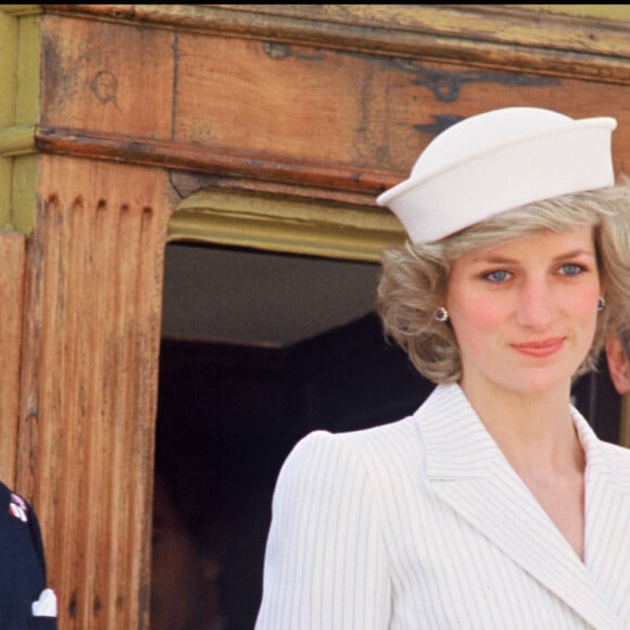 Diana et le prince Charles en Italie