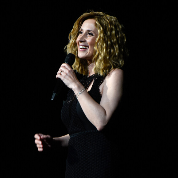 Lara Fabian en concert au Zenith de Paris, France, le 16 juin 2018. © BOV/Bestimage 