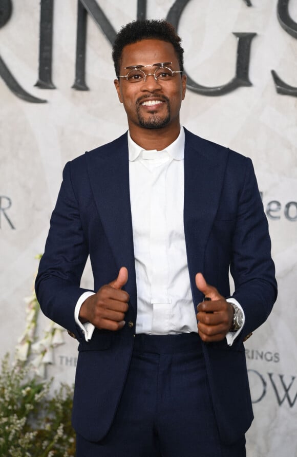 Patrice Evra - Photocall de "Le Seigneur des anneaux : Les Anneaux de pouvoir " (The Lord of the Rings: The Rings of Power) à l'Odeon, Londres le 30 août 2022.  