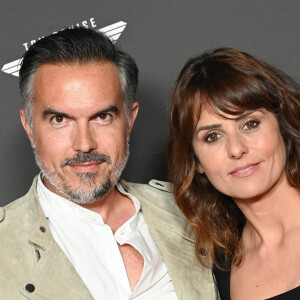 Faustine Bollaert et son mari Maxime Chattam - Avant-première du film "Top Gun Maverick" à l'UGC Normandie à Paris le 19 mai 2022. © Coadic Guirec/Bestimage