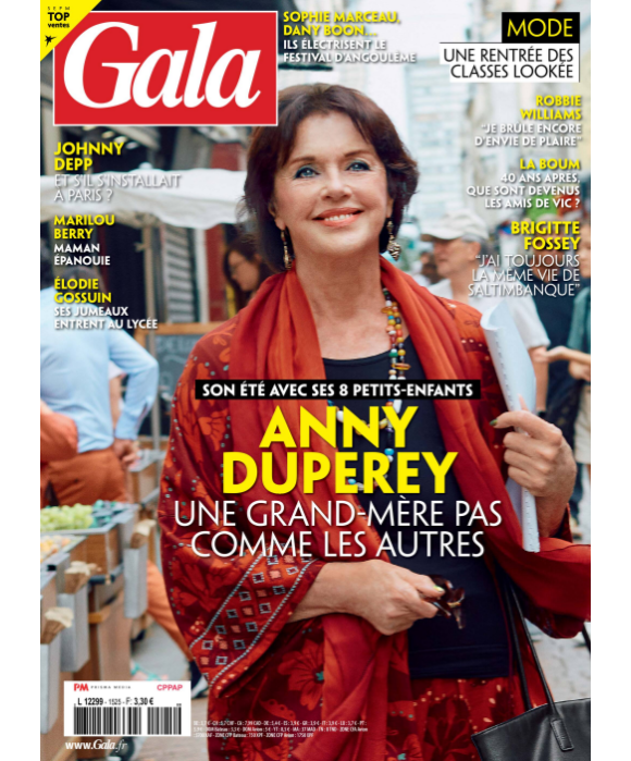 Nouvelle couverture du magazine "Gala" paru le 1er septembre 2022