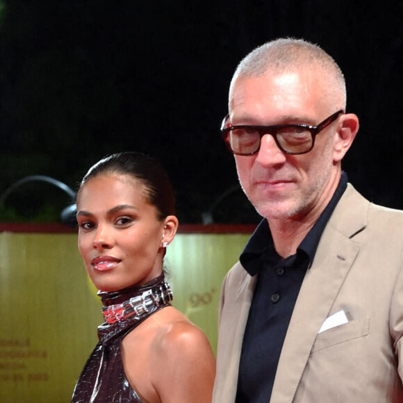 Tina Kunakey et son mari Vincent Cassel (montre Audemars Piguet ) lors de la projection du film "Athena" lors de la 79ème édition du festival international du film de Venise (La Mostra), Italie, le 2 septembre 2022. © Action Press/Bestimage 