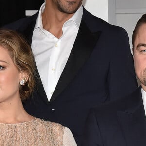 Leonardo DiCaprio, Jennifer Lawrence - Les célébrités arrivent à la première de "Don't Look Up" (Netflix) à New York, le 5 décembre 2021. 