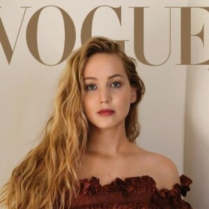 Jennifer Lawrence en couverture du magazine "Vogue", numéro d'octobre 2022.