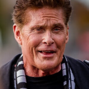 David Hasselhoff lors des 30 ans de la réunification allemande à Berlin, le 19 octobre 2019.