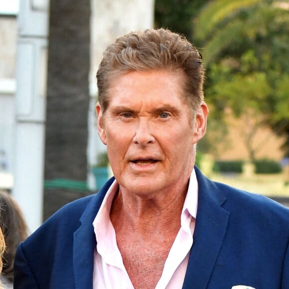 David Hasselhoff et sa femme Hayley pour le programme TV "Ze Network" au 61ème Festival de Télévision de Monte Carlo au Grimaldi Forum, le 19 juin 2022. © Bruno Bebert/bestimage 