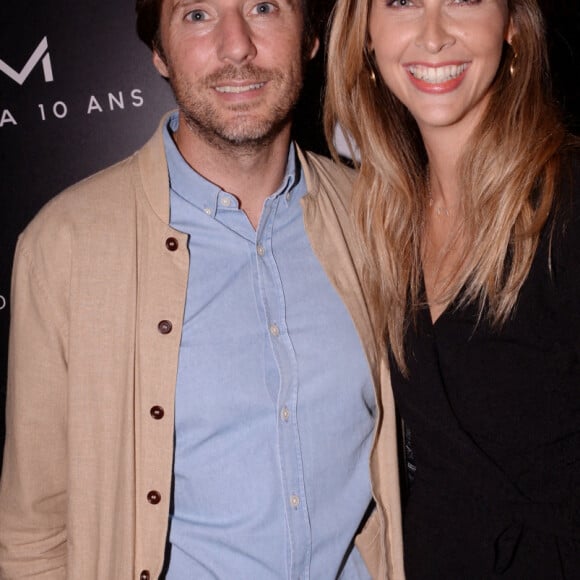 Exclusif - Ophélie Meunier et son mari Mathieu Vergne - Moma Group fête son 10e anniversaire à l'hôtel Salomon de Rothschild à Paris, le 5 septembre 2022. © Rachid Bellak/Bestimage