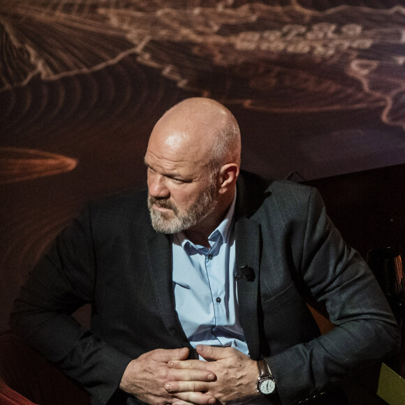 Exclusif - Philippe Etchebest - Enregistrement de l'émission OEED (On Est En Direct) , présentée par Laurent Ruquier et diffusée en direct le 17/04/21 sur France2 , avec pour invités : Alexia Stresi pour son livre : " Batailles " chez Stock. ©Jack Tribeca / Bestimage