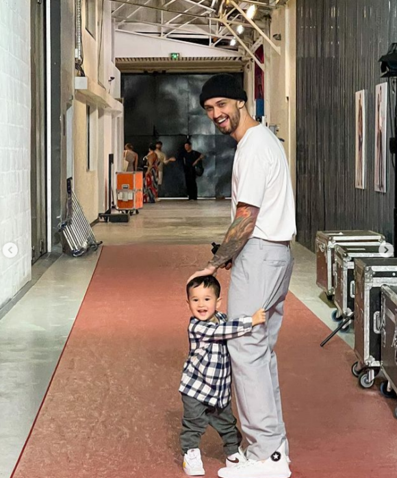 Billy Crawford soutenu par sa femme Coleen et leur fils Amari dans les coulisses de "Danse avec les stars" - Instagram