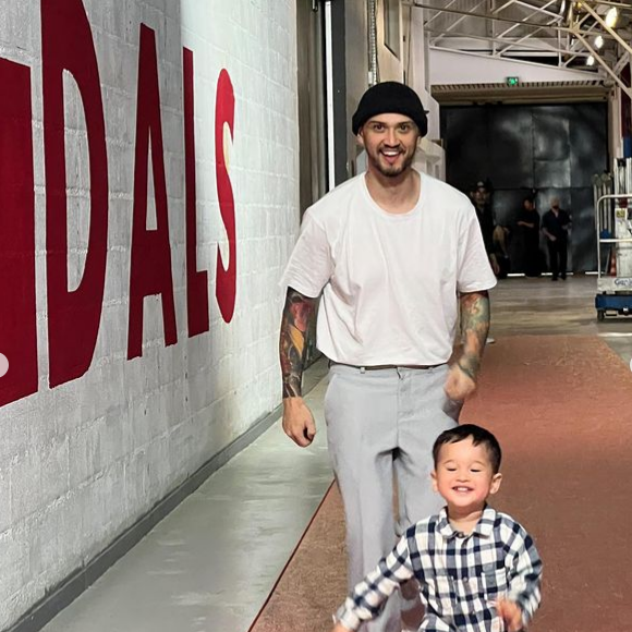 Billy Crawford soutenu par sa femme Coleen et leur fils Amari dans les coulisses de "Danse avec les stars" - Instagram