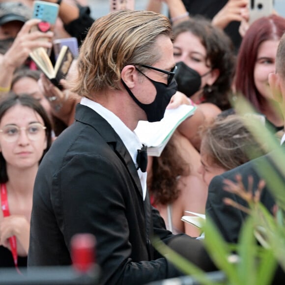 Brad Pitt (producteur de "Blonde") - Red Carpet du film "Blonde" lors de la 79ème édition du festival international du film de Venise, la Mostra le 8 septembre 2022. © LaPresse / Panoramic / Bestimage