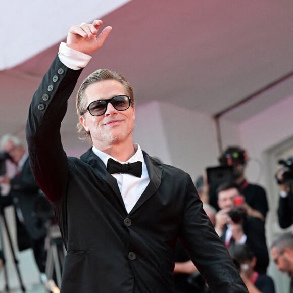 Brad Pitt (producteur de "Blonde") - Red Carpet du film "Blonde" lors de la 79ème édition du festival international du film de Venise, la Mostra le 8 septembre 2022. © LaPresse / Panoramic / Bestimage