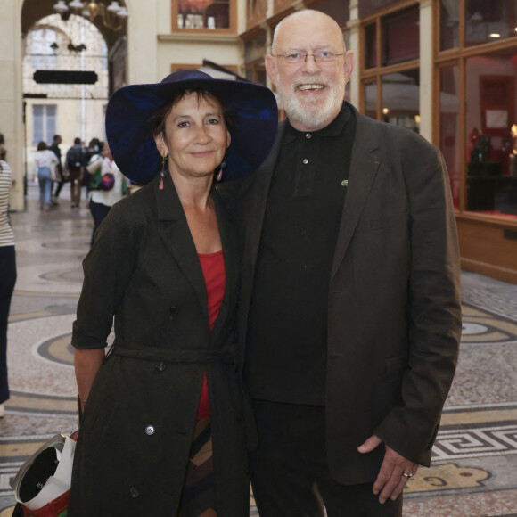 Caroline Loeb, Donald Potard - N.Garçon présente à ses amis une nouvelle ligne de déco et linge de maisonn en collaboration avec la marque Vivaraise à Paris le 7 septembre 2022. © Jack Tribeca / Bestimage 