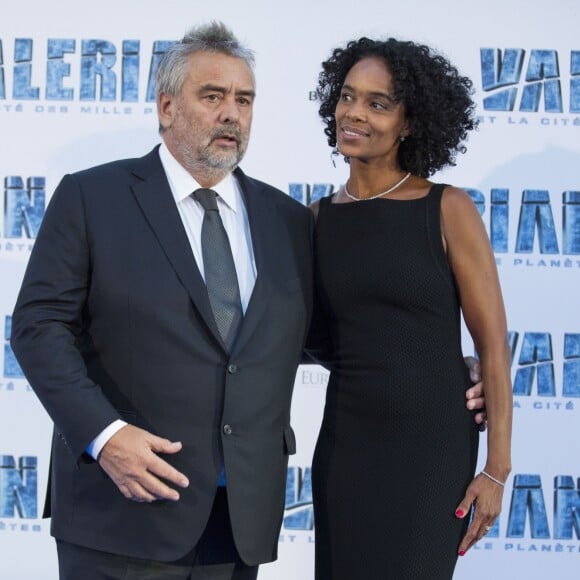 Luc Besson avec sa femme Virginie Besson-Silla - Avant-première du film "Valérian et la Cité des mille planètes" à la Cité du Cinéma à Saint-Denis, le 25 juillet 2017. © Olivier Borde/Bestimage