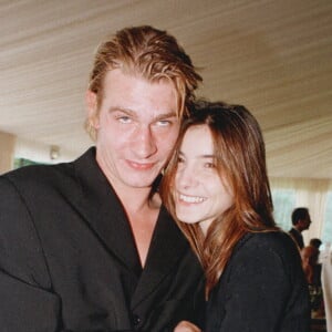 Guillaume Depardieu et Clotilde Courau à Paris.