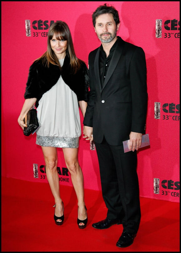 Serge Hazanavicius et Axelle Laffont aux César de 2008.