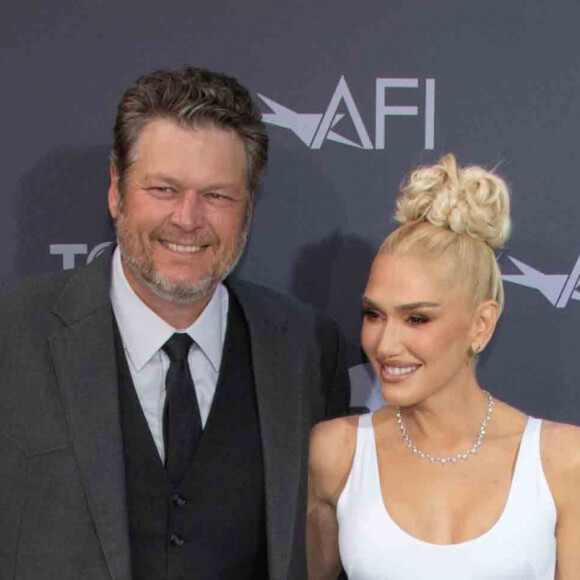 Blake Shelton et Gwen Stefani au photocall de la 48ème édition des "AFI Life Achievement Award" à Los Angeles, le 9 juin 2022. 