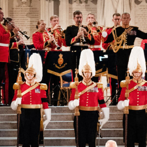 Le roi Charles III d'Angleterre et la reine consort Camilla Parker Bowles - Les deux Chambres du Parlement se réunissent pour une cérémonie de condoléances à Westminster Hall à Londres, suite au décès de la reine Elisabeth II d'Angleterre. Le 12 septembre 2022.
