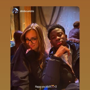 Emma Smet et Dambo Camilo sur Instagram. Le 13 septembre 2022.