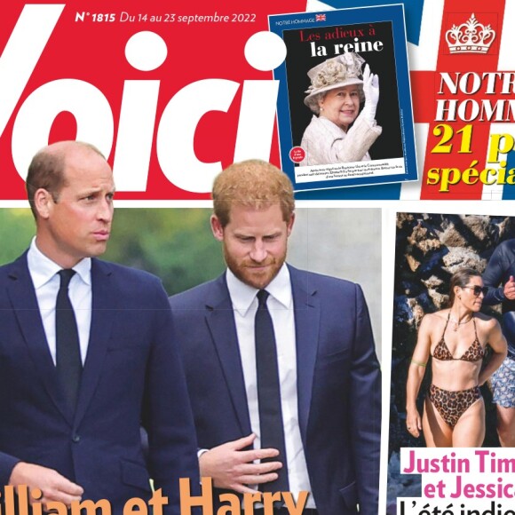 Couverture de "Voici" du jeudi 15 septembre 2022