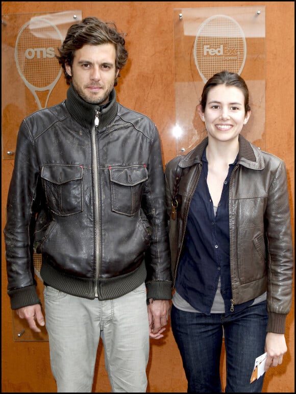 Louise Monot et Lannick Gautry en 2010 à Roland-Garros