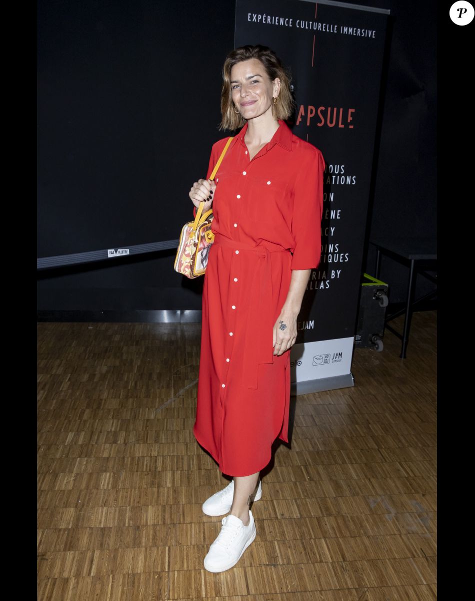 Semi-Exclusif - Fauve Hautot - "Jam Capsule" - Expérience culturelle immersive dans le Hall de la Villette à Paris, le 22 juin 2020. JAM CAPSULE est un dispositif dans lequel le public pourra vivre une expérience culturelle immersive sonore et visuelle. Une surface de vidéo-projection de plus de 2.500 m2 pour voyager au coeur d'une série d'expositions thématiques sur l'environnement, la peinture, la société, la danse, le patrimoine, l'intelligence artificielle, le monde ou le street-art. © Olivier Borde/Bestimage