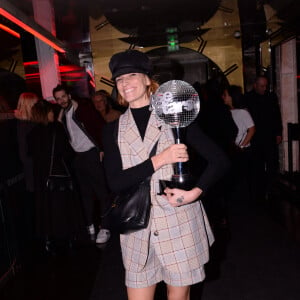 Exclusif - Fauve Hautot, partenaire S. El Gueddari qui a remporté la finale - After-party de la finale de l'émission "Danse avec les Stars" (DALS) au VIP ROOM à Paris le 23 Novembre 2019. © Rachid Bellak / Bestimage 