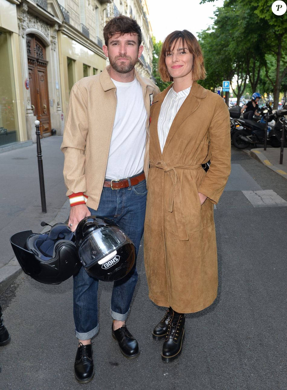 Fauve Hautot et son ex-compagnon Jules Renault - Photocall de la