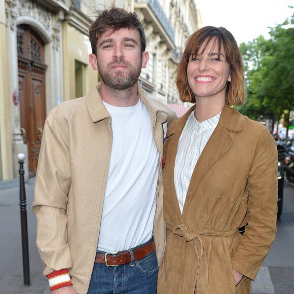 Fauve Hautot et son ex-compagnon Jules Renault - Photocall de la premiére du spectacle "Bionic Showgirl" avec V. Modesta au Crazy Horse à Paris le 3 juin 2019. © Veeren/Bestimage