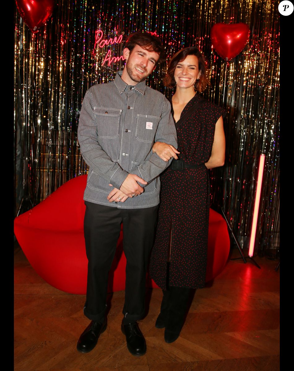 Fauve Hautot et son ex-compagnon Jules Renault lors du gala de charité le grand bal "ParAmour' à l'hôtel de ville de Paris, France, le 14 février 2019. © Denis Guignebourg/Bestimage