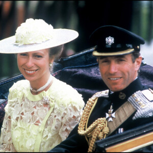 La princesse Anne d'Angleterre et son mari Mark Phillips