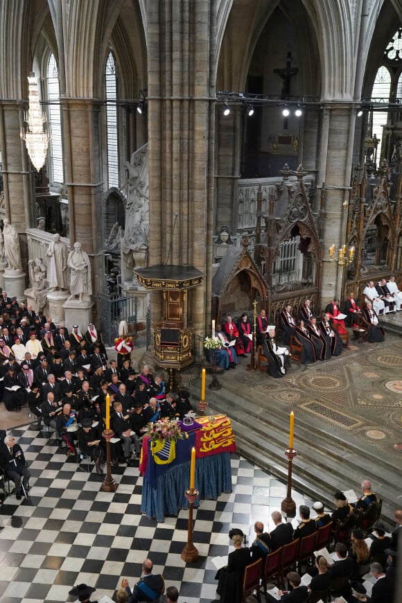 Service funéraire à l'Abbaye de Westminster pour les funérailles d'Etat de la reine Elizabeth II d'Angleterre. Le 19 septembre 2022 © Gareth Fuller / PA via Bestimage