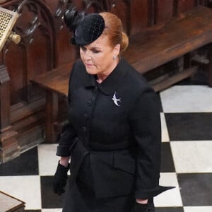 Sarah Ferguson - Service funéraire à l'Abbaye de Westminster pour les funérailles d'Etat de la reine Elizabeth II d'Angleterre. Londres. © Dominic Lipinski / PA via Bestimage