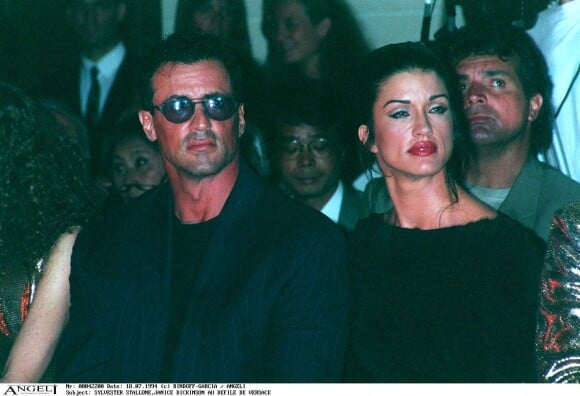 Sylvester Stallone et Janice Dickinson.