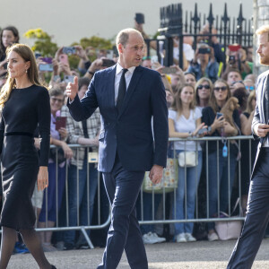 Le prince de Galles William, la princesse de Galles Kate Catherine Middleton, le prince Harry, duc de Sussex, Meghan Markle, duchesse de Sussex